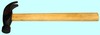 Молоток-гвоздодер 500 г. с деревянной эргономической ручкой \