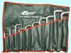 Набор ключей Торцевых коленчатых 2-х сторонних из 10-ти шт. 8-22мм хром, в сумке \