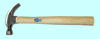 Молоток-гвоздодер 300 г. с деревянной эргономической ручкой \